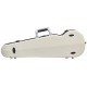 SUP2002XLWN CUSTODIA HIGHTECH SUPREME ICE CONTOURED IN POLICARBONATO PER VIOLINO - WHITE - BLACK VERSION