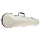 SUP2002XLWN CUSTODIA HIGHTECH SUPREME ICE CONTOURED IN POLICARBONATO PER VIOLINO - WHITE - BLACK VERSION