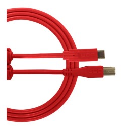 U96001RD - Ultimate Audio Cable USB 2.0 C-B Red Straight 1,5m