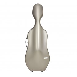 SUP1005XLCS CUSTODIA HIGHTECH SUPREME IN POLICARBONATO PER VIOLONCELLO - CHAMPAGNE - SILVER