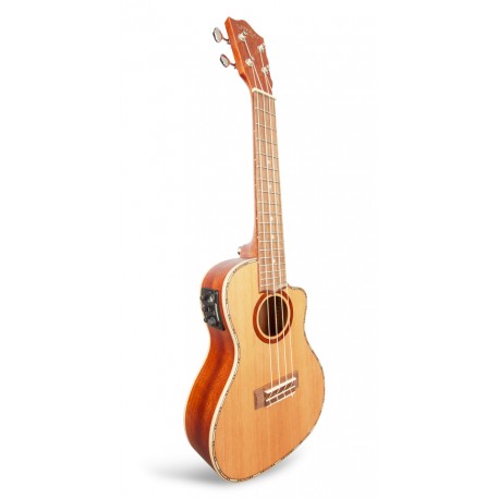 CDST-CEC Ukulele Concerto con Top in Cedro e Preamp