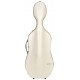 SUP1005XLWO CUSTODIA HIGHTECH SUPREME ICE IN POLICARBONATO PER VIOLONCELLO - WHITE - ORANGE VERSION