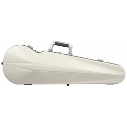 SUP2002XLWS CUSTODIA HIGHTECH SUPREME ICE CONTOURED IN POLICARBONATO PER VIOLINO - WHITE - SILVER VERSION