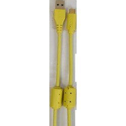 U98001YL - Ultimate Audio Cable USB 3.0 C-A Yellow Straight 1,5m