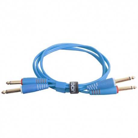 U97002LB - Ultimate Audio Cable Set Jack - Jack Straight Light Blue