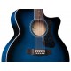 F-2512CE Deluxe Maple 12-string Dark Blue Burst