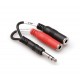 1/4″ TRS MALE TO DUAL 1/4″ TS FEMALE CABLE