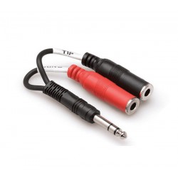 1/4″ TRS MALE TO DUAL 1/4″ TS FEMALE CABLE