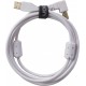 U95004WH - Ultimate Audio Cable USB 2.0 A-B White Angled 1m