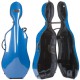 1002NWB CUSTODIA NEWTECH PER VIOLONCELLO - RUOTE - BLUE