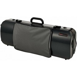 5202XLC CUSTODIA HIGHTECH OBLONG COMPACT SIZE PER VIOLA POCKET - BLACK CARBON