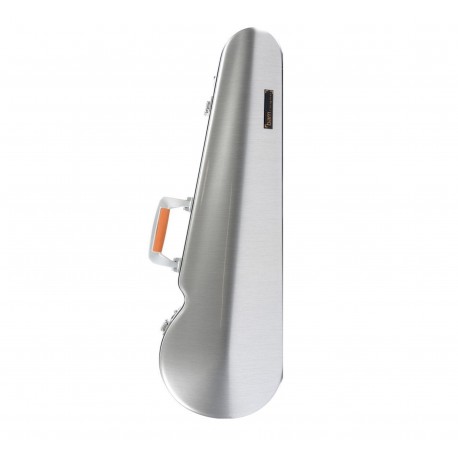 DEF2002XLA CUSTODIA HIGHTECH LA DEFENSE CONTOURED PER VIOLINO - BRUSHED ALUMINUM