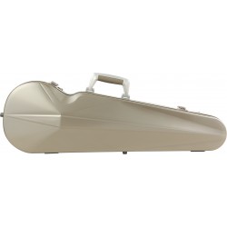 OP2002XLCS CUSTODIA HIGHTECH L'OPERA CONTOURED PER VIOLINO - POLICARBONATO - CHAMPAGNE - SILVER