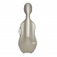 SUP1005XLCS CUSTODIA HIGHTECH SUPREME IN POLICARBONATO PER VIOLONCELLO - CHAMPAGNE - SILVER