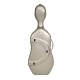 SUP1005XLCS CUSTODIA HIGHTECH SUPREME IN POLICARBONATO PER VIOLONCELLO - CHAMPAGNE - SILVER