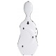 SUP1005XLWN CUSTODIA HIGHTECH SUPREME ICE IN POLICARBONATO PER VIOLONCELLO - WHITE - BLACK VERSION