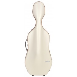 SUP1005XLWO CUSTODIA HIGHTECH SUPREME ICE IN POLICARBONATO PER VIOLONCELLO - WHITE - ORANGE VERSION