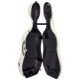 SUP1005XLWS CUSTODIA HIGHTECH SUPREME ICE IN POLICARBONATO PER VIOLONCELLO - WHITE - SILVER VERSION