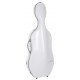 SUP1005XLWS CUSTODIA HIGHTECH SUPREME ICE IN POLICARBONATO PER VIOLONCELLO - WHITE - SILVER VERSION