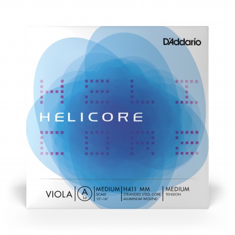 H411 MM CORDA SINGOLA LA D'ADDARIO HELICORE PER VIOLA, MEDIUM SCALE, TENSIONE MEDIA