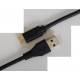 U98001BL - Ultimate Audio Cable USB 3.0 C-A Black Straight 1,5m