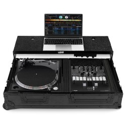 U91100BL - Ultimate Flight Case Single Turntable Battle/PLX-CRSS12+10'/12' Mixer Plus