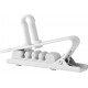 H2 croco clip white 5 pack
