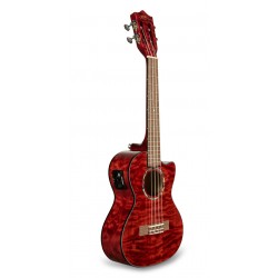 QM-RDCET - Ukulele Tenore Quilted Maple