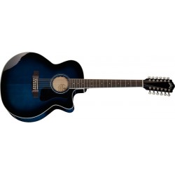 B-STOCK F-2512CE Deluxe Maple 12-string Dark Blue Burst