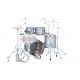 SE504XMPD Saturn Evolution Maple Fusion 4 Pezzi Iridium Silver