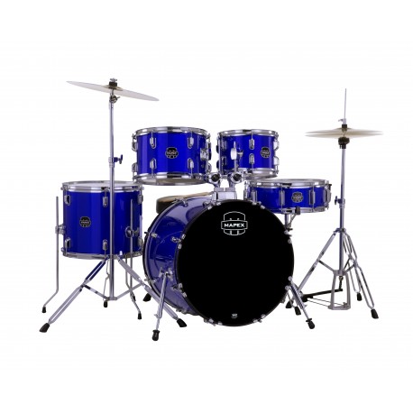 CM5044FTCIB Comet Fusion 5 pezzi Indigo Blue con Hardware e Piatti