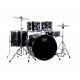 CM5294FTCDK Comet Rock 5 pezzi Dark Black con Hardware e Piatti