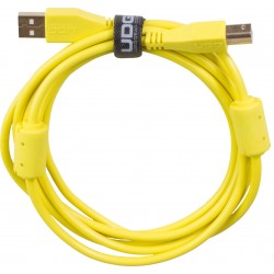 U95001YL - Ultimate Audio Cable USB 2.0 A-B Yellow Straight 1m