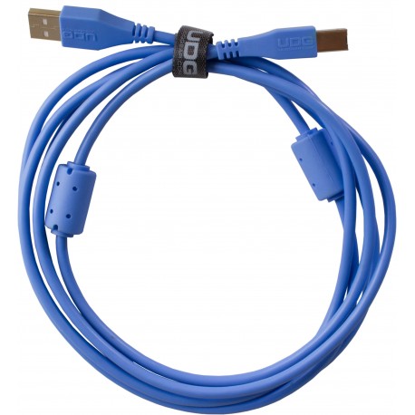 U95001LB - Ultimate Audio Cable USB 2.0 A-B Blue Straight 1m