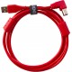 U95004RD - Ultimate Audio Cable USB 2.0 A-B Red Angled 1m