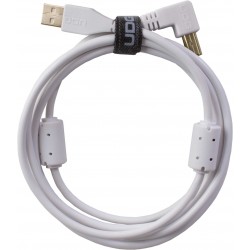 U95004WH - Ultimate Audio Cable USB 2.0 A-B White Angled 1m