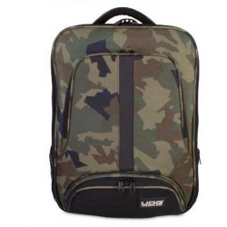 U9108BC/OR - Ultimate Backpack Slim Black Camo, Orange inside