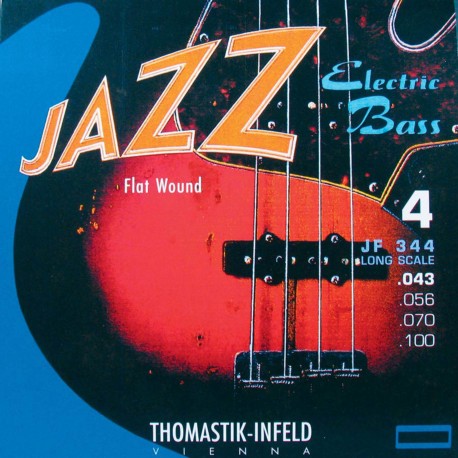 JF344 BASS GUITAR JAZZ FLATWOUND STRING SET