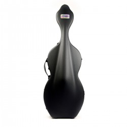 1003XLWN CUSTODIA SHAMROCK HIGHTECH PER VIOLONCELLO - RUOTE - BLACK TEXTURED