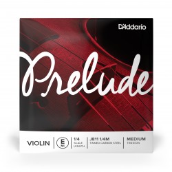 J811 1/4M CORDA SINGOLA MI D'ADDARIO PRELUDE PER VIOLINO, SCALA 1/4, TENSIONE MEDIA