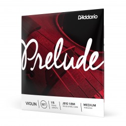 J810 1/8M SET DI CORDE D'ADDARIO PRELUDE PER VIOLINO, SCALA 1/8, TENSIONE MEDIA