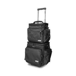 U9679BL/OR - Ultimate SlingBag Trolley Set DeLuxe Black, Orange inside