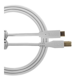 U96001WH - Ultimate Audio Cable USB 2.0 C-B White Straight 1,5m
