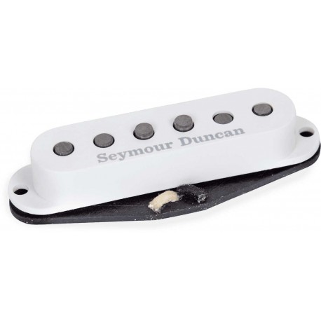 Scooped Strat Bridge White